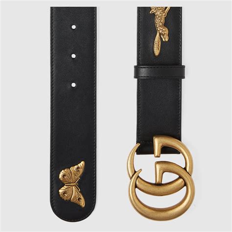 gucci leather belt with animal studs|where to buy Gucci belt.